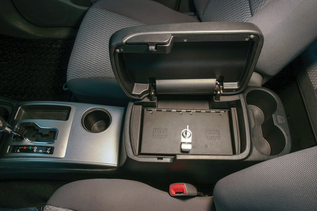 Tuffy Security Products Center Console Insert Console Safe - '05-15 Tacoma; w/ Fixed Center Console (Black) - 314-01