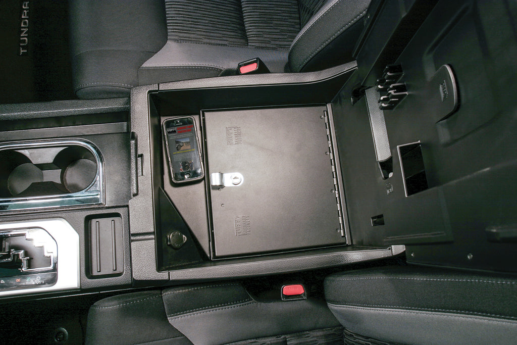 Tuffy Security Products Center Console Insert Console Safe - '14-22 Tundra; w/ Fixed Center Console (Black) - 323-01