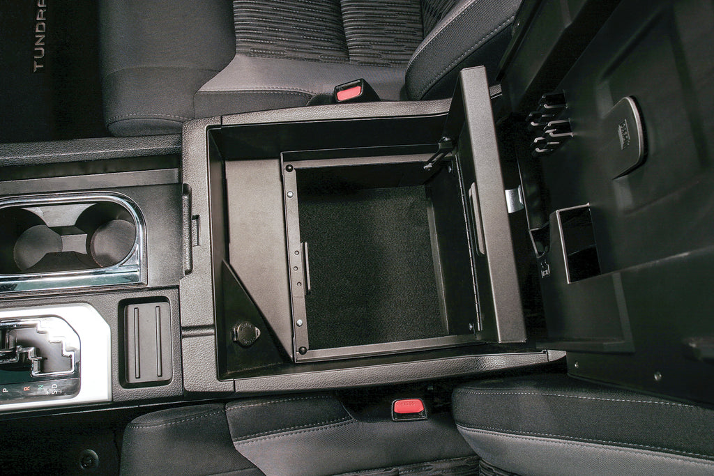 Tuffy Security Products Center Console Insert Console Safe - '14-22 Tundra; w/ Fixed Center Console (Black) - 323-01