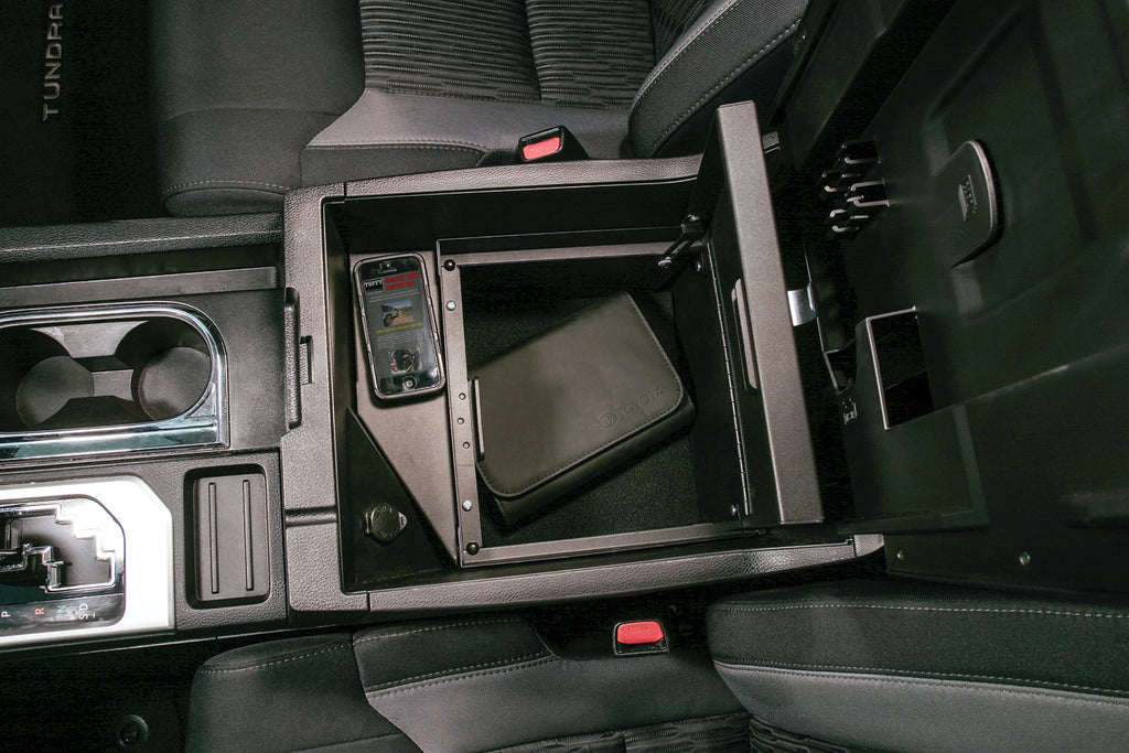 Tuffy Security Products Center Console Insert Console Safe - '14-22 Tundra; w/ Fixed Center Console (Black) - 323-01