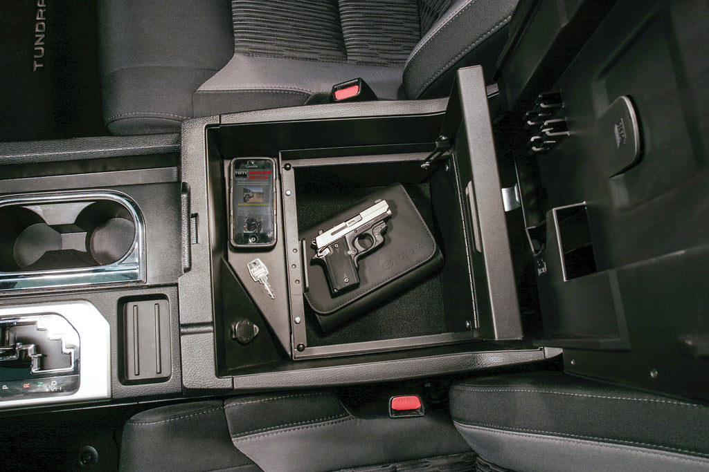 Tuffy Security Products Center Console Insert Console Safe - '14-22 Tundra; w/ Fixed Center Console (Black) - 323-01