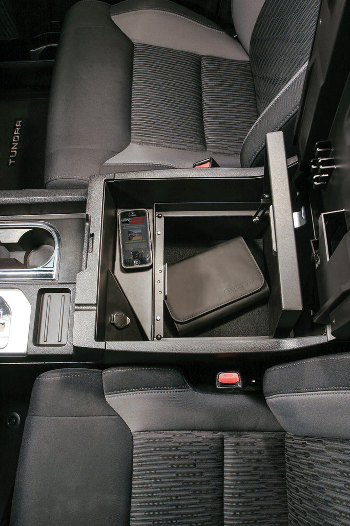 Tuffy Security Products Center Console Insert Console Safe - '14-22 Tundra; w/ Fixed Center Console (Black) - 323-01