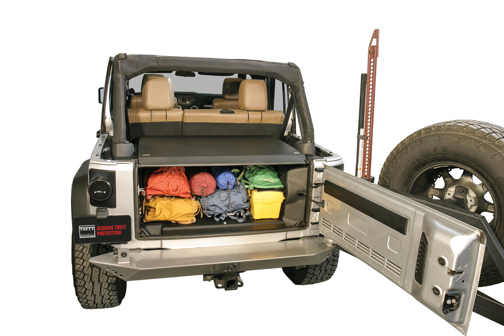 Tuffy Security Products Cargo Area Security Enclosure Jeep Deluxe Cargo Area Security Enclosure - 326-01