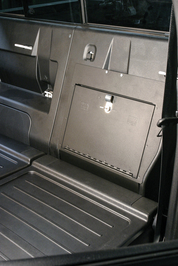 Tuffy Security Products Cargo Cover Rear Cubby Cover - '05-22 Tacoma; Crew Cab (Black) - 331-01