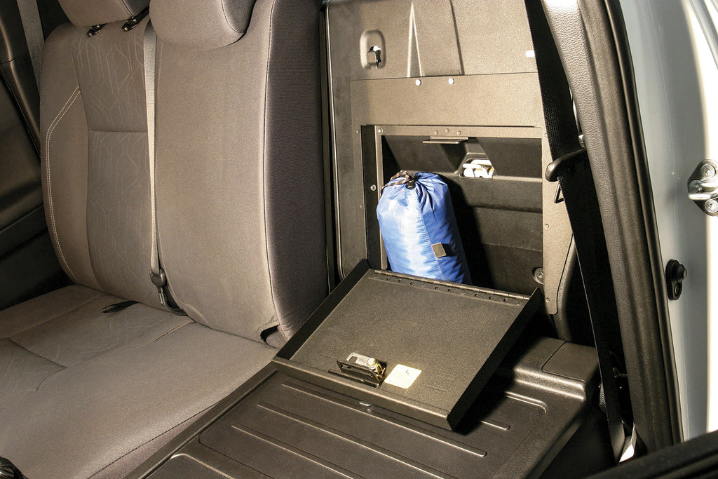 Tuffy Security Products Cargo Cover Rear Cubby Cover - '05-22 Tacoma; Crew Cab (Black) - 331-01