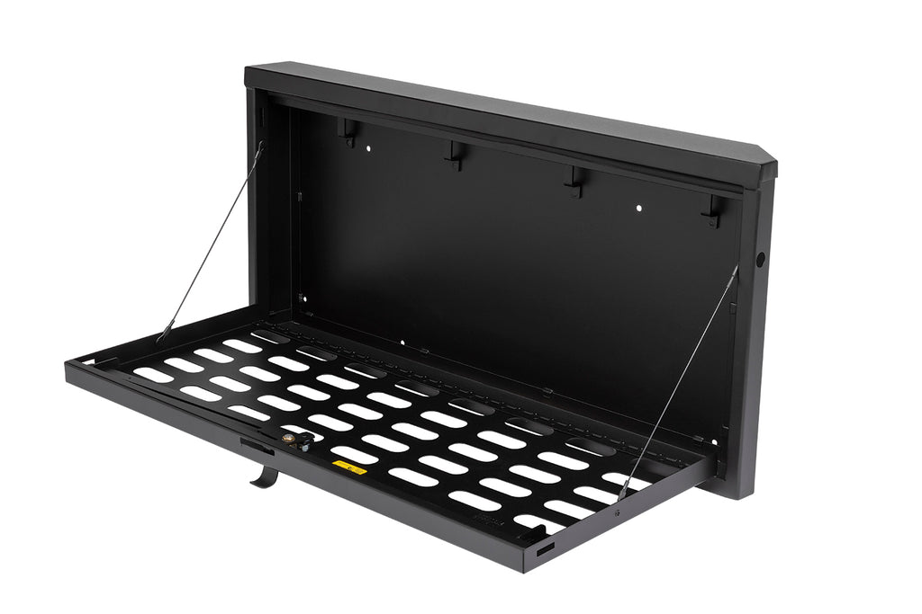 Tuffy Security Products Tailgate Organizer Tailgate Lockbox - '18-23 Wrangler JL (MOLLE Panel; Black) - 365-01