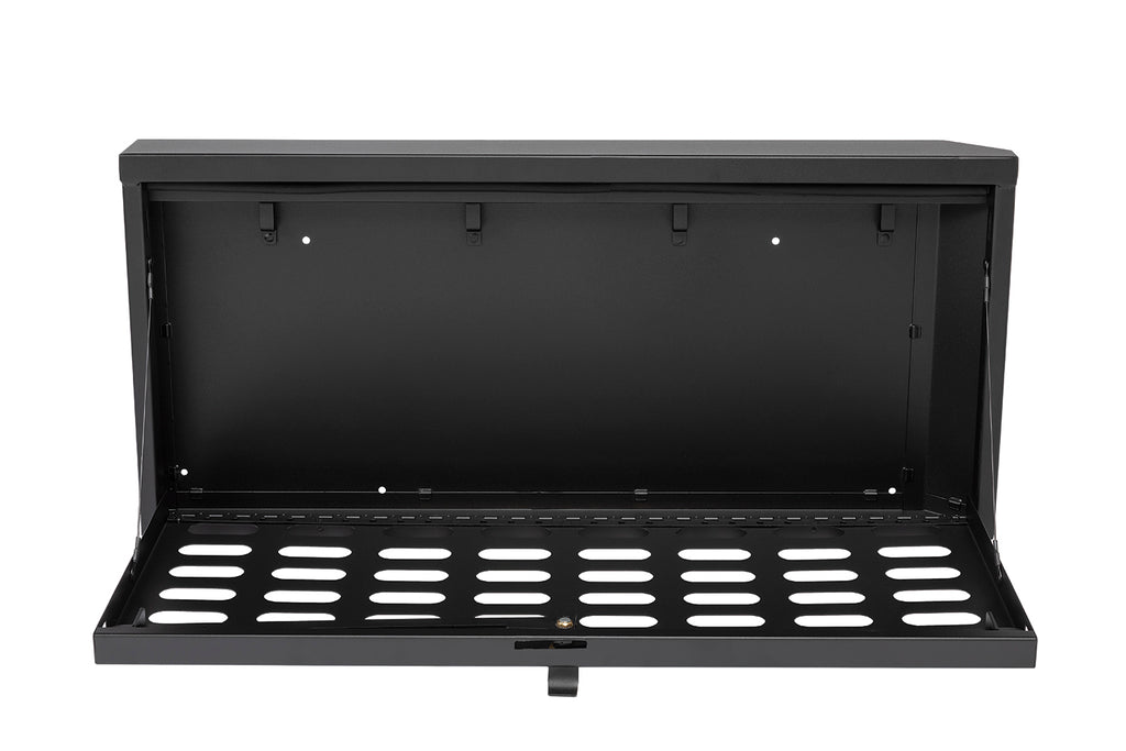 Tuffy Security Products Tailgate Organizer Tailgate Lockbox - '18-23 Wrangler JL (MOLLE Panel; Black) - 365-01
