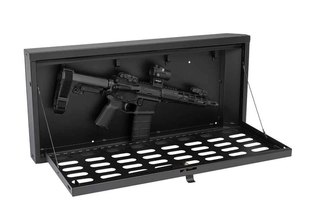 Tuffy Security Products Tailgate Organizer Tailgate Lockbox - '18-23 Wrangler JL (MOLLE Panel; Black) - 365-01