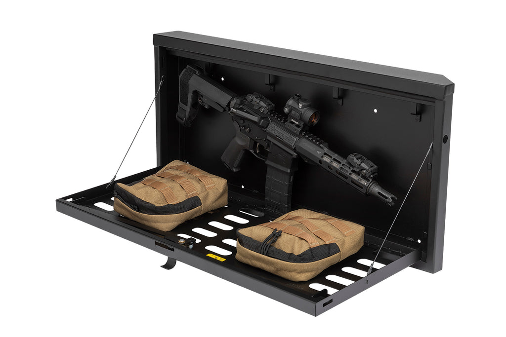 Tuffy Security Products Tailgate Organizer Tailgate Lockbox - '18-23 Wrangler JL (MOLLE Panel; Black) - 365-01