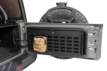 Load image into Gallery viewer, Tuffy Security Products Tailgate Organizer Tailgate Lockbox - &#39;18-23 Wrangler JL (MOLLE Panel; Black) - 365-01