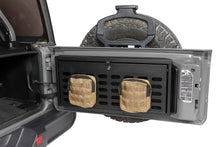 Load image into Gallery viewer, Tuffy Security Products Tailgate Organizer Tailgate Lockbox - &#39;18-23 Wrangler JL (MOLLE Panel; Black) - 365-01