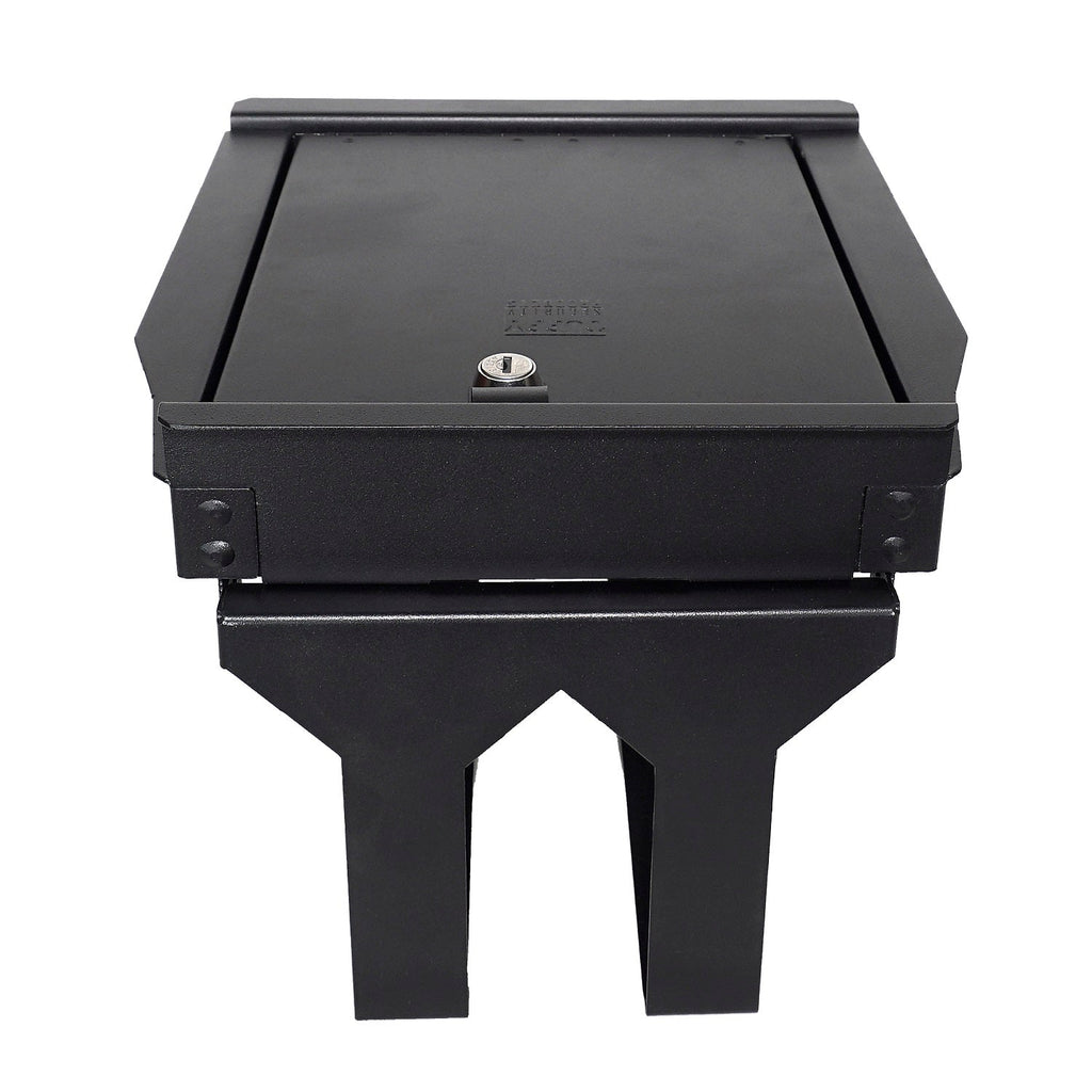 Tuffy Security Products Center Console Insert Console Safe - '21-22 F-150; w/ Flow-Thru Console (Black) - 376-01