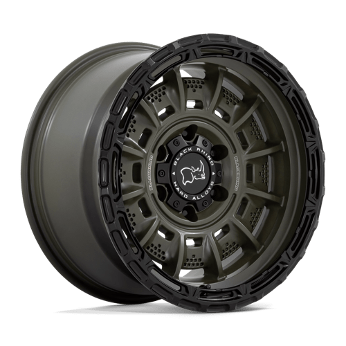 Black Rhino Wheels Wheel BR002 17X9 6X5.5 OD-GRN BLK-LP 0MM - BR002EB17906800