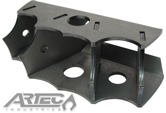 Artec Industries Crossmember Bracket Crossmember Bracket Large 4 Link Tube Style Size 1.75 Inch OD Round Tube Artec Industries - BR1005