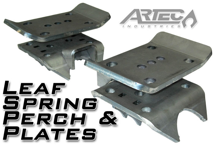 Artec Industries Leaf Spring Perches Leaf Spring Perch And Plates Pair Artec Industries - BR1034