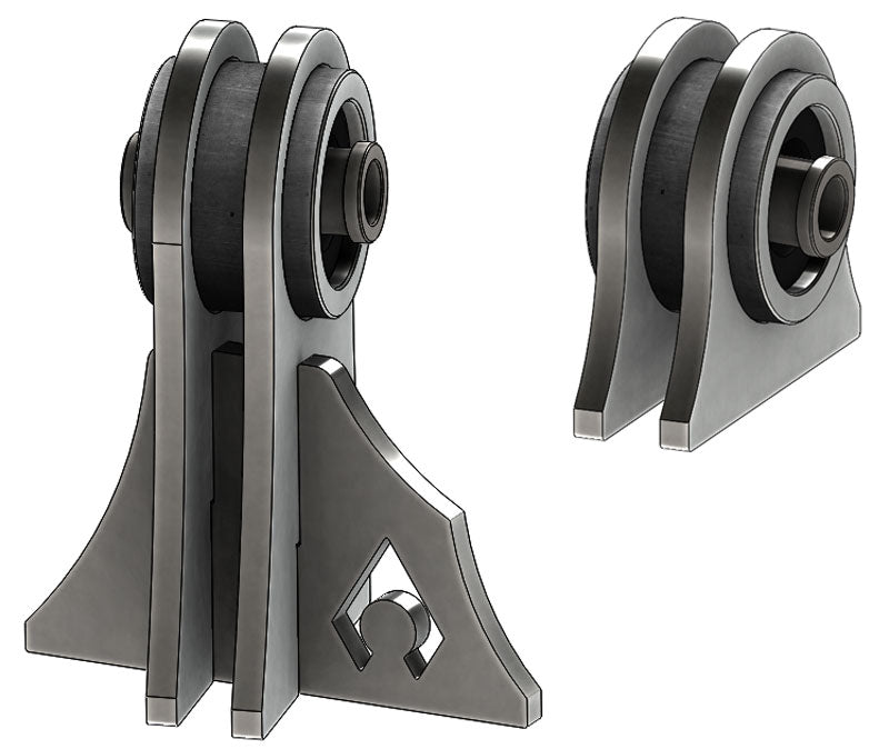 Artec Industries Axle Brackets Jeep TJ Weld On UCA Brackets For Low Pro Front Truss Daystar Bushings 1/2 Inch Bolt Size Artec Industries - BR1123