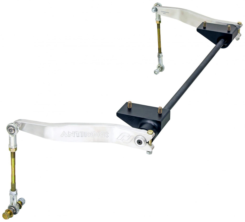 RockJock 4x4 Sway Bar Kit Antirock Sway Bar Kit 18-Up Wrangler JL 20-Up Gladiator Front Bolt-On Steel Arms RockJock 4x4 - CE-9900JLFA