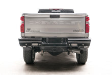 Load image into Gallery viewer, Fab Fours Bumper Black Steel Ranch Rear Bumper; w/Steel Tread Plate;