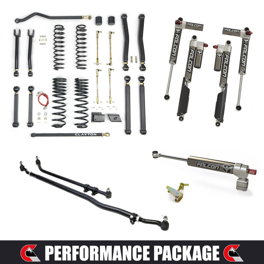 Clayton Off Road Lift Kits 3.5 Inch Gladiator Diesel Premium Lift Kit Package Deal Clayton Off Road - COA-67-6-2910135
