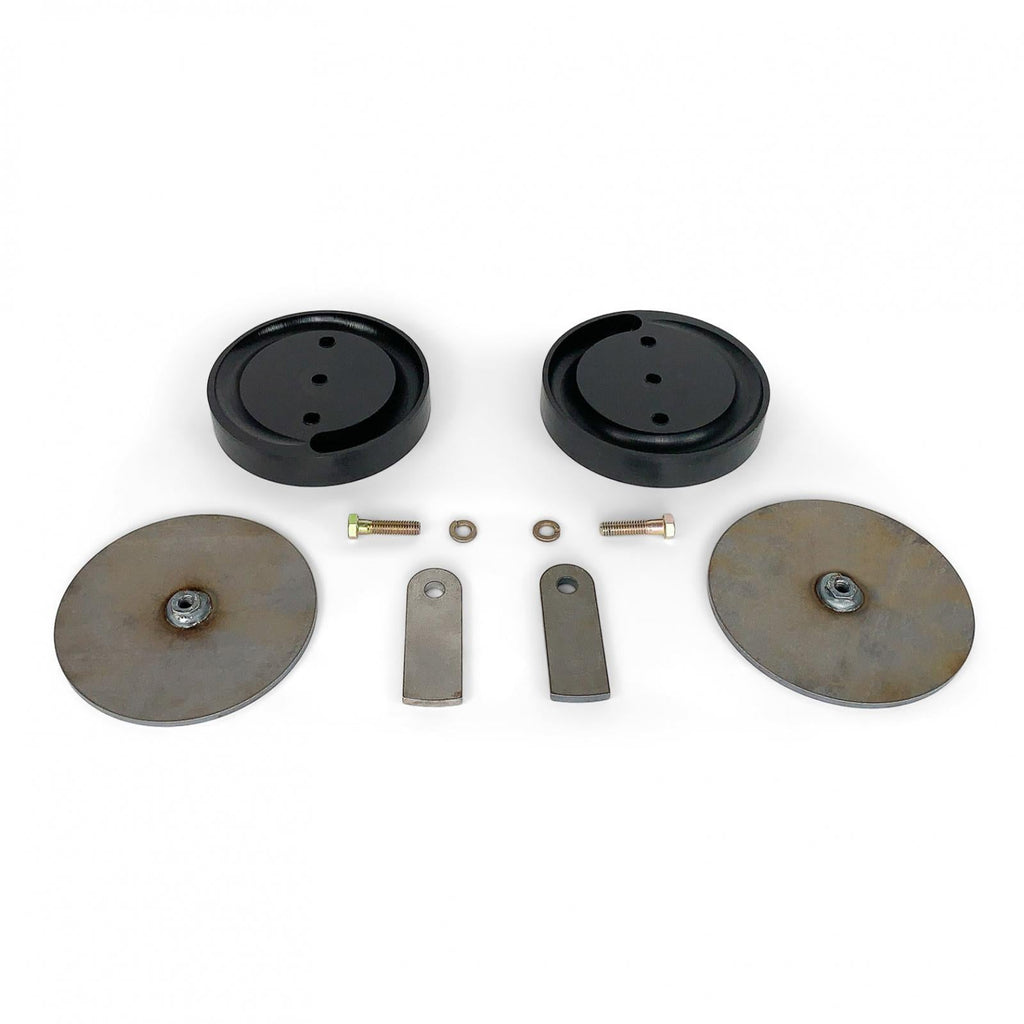 Clayton Off Road Axle Brackets Jeep Lower Poly Coil Bucket Kit 1984-2006 TJ/LJ/XJ/ZJ Clayton Off Road - COR-1100100