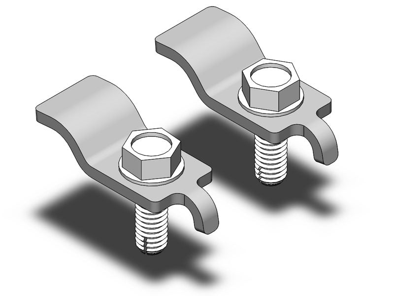 Clayton Off Road Axle Brackets Jeep Stainless Steel Front Spring Retainers 1984-2006 TJ/LJ/XJ/ZJ Clayton Off Road - COR-1100108