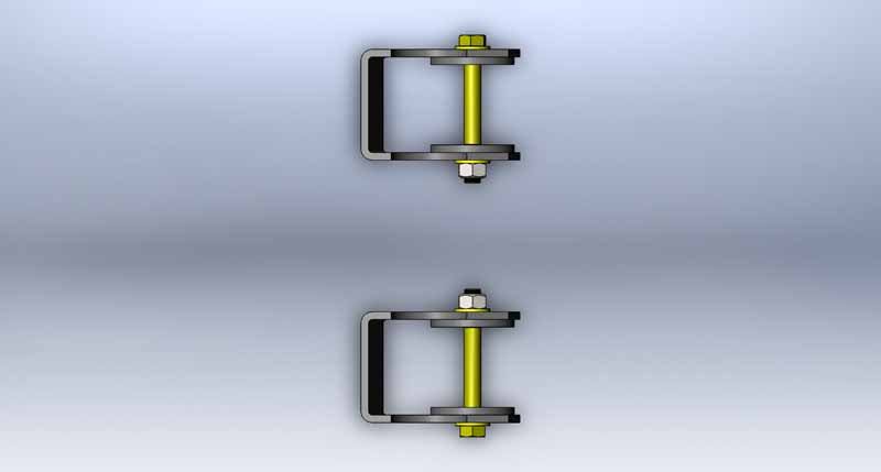 Clayton Off Road Axle Brackets Jeep Grand Cherokee Front Lower Control Arm Brackets 99-04 WJ Clayton Off Road - COR-1106030