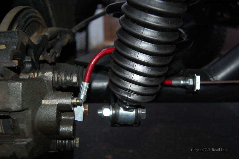 Clayton Off Road Axle Brackets Jeep Wrangler Rear Shock Conversion Kit 1997-2006 TJ/LJ Clayton Off Road - COR-1200507