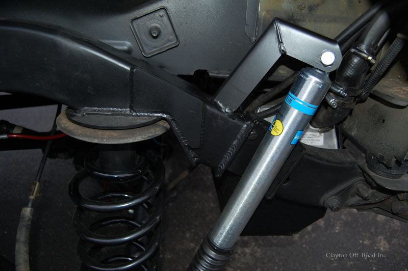 Clayton Off Road Axle Brackets Jeep Wrangler Rear Shock Conversion Kit 1997-2006 TJ/LJ Clayton Off Road - COR-1200507