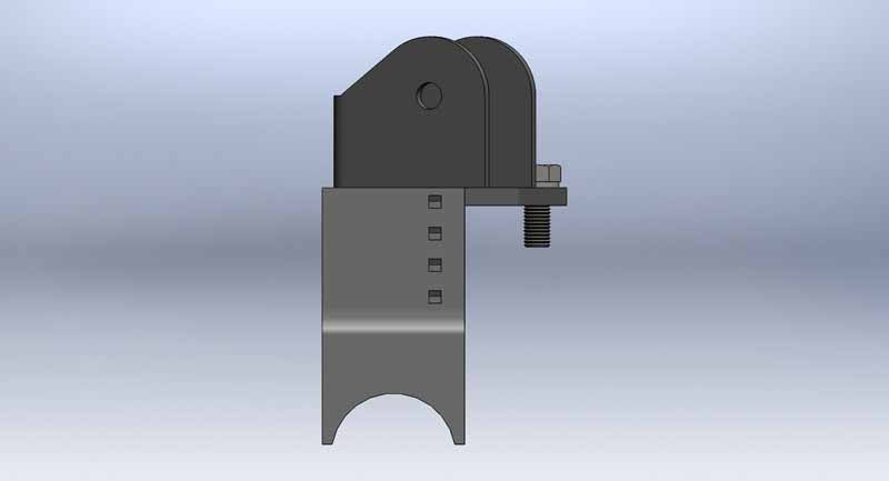 Clayton Off Road Axle Brackets Jeep Grand Cherokee Rear Axle Truss 1999-2004 WJ Clayton Off Road - COR-1206010