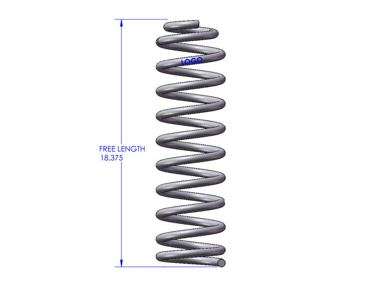 Clayton Off Road Coil Springs Jeep Wrangler 2.5 Inch Front Coil Springs 2007-2018 JK Clayton Off Road - COR-1508250