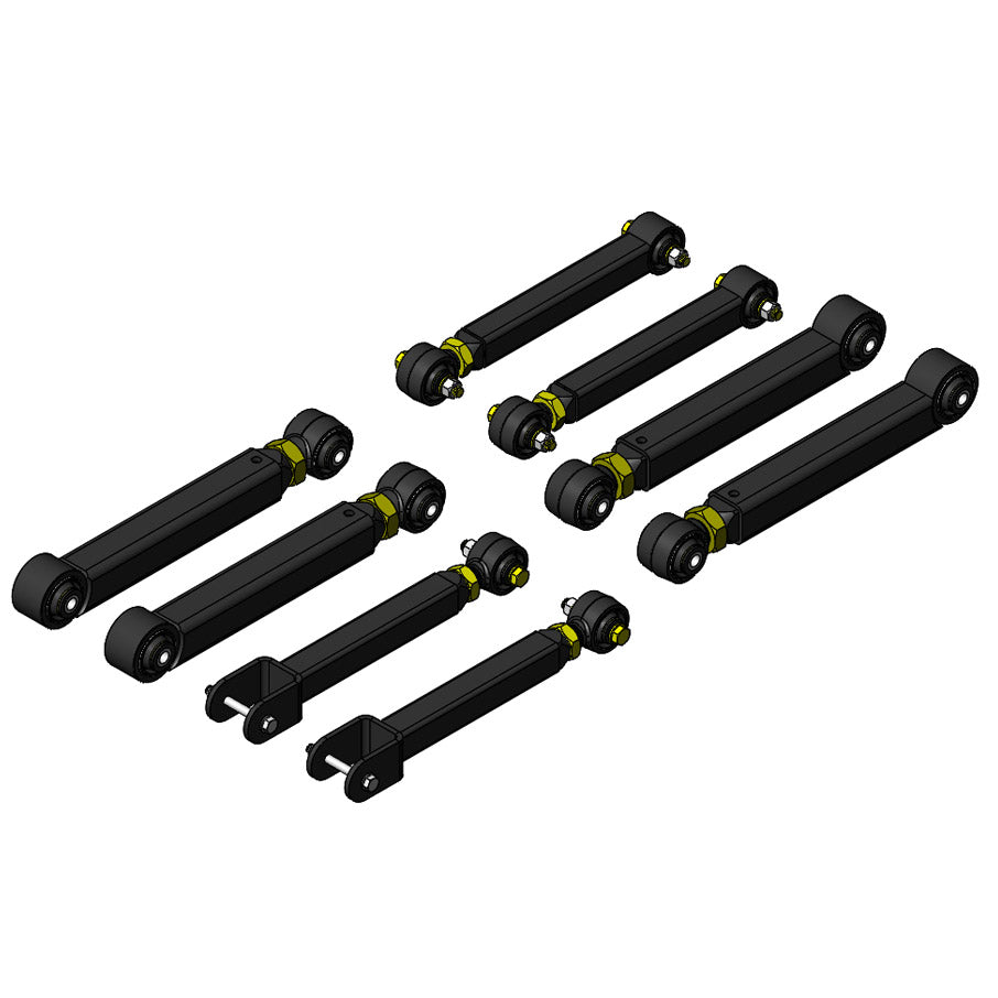 Clayton Off Road Short Control Arm Kits Jeep Overland+ Short Control Arm Kit 93-06 TJ/LJ/ZJ Clayton Off Road - COR-1700200