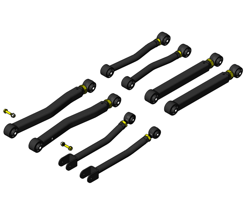 Clayton Off Road Suspension Control Arm Jeep Wrangler Overland Plus Control Arm Kit 18 and Up JL Clayton Off Road - COR-1709200