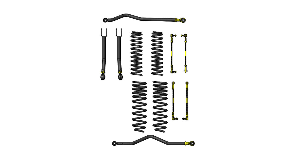 Clayton Off Road Lift Kits Jeep Gladiator 2.5 Inch Ride Right+ Lift Kit Fot 20+ Gladiator Clayton Offroad - COR-2910002