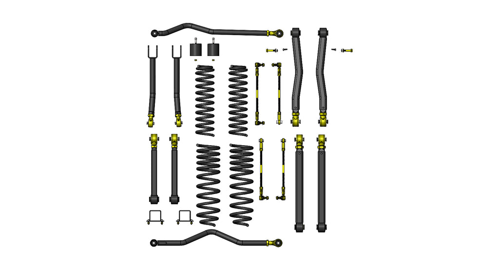 Clayton Off Road Lift Kits Jeep Gladiator 2.5 Inch Premium Lift Kit 2020+ JT Clayton Off Road - COR-2910025
