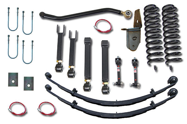 Clayton Off Road Lift Kits Jeep Cherokee 4.5 Inch Overland Plus Short Arm Lift Kit 1984-2001 XJ Clayton Off Road - COR-3001030