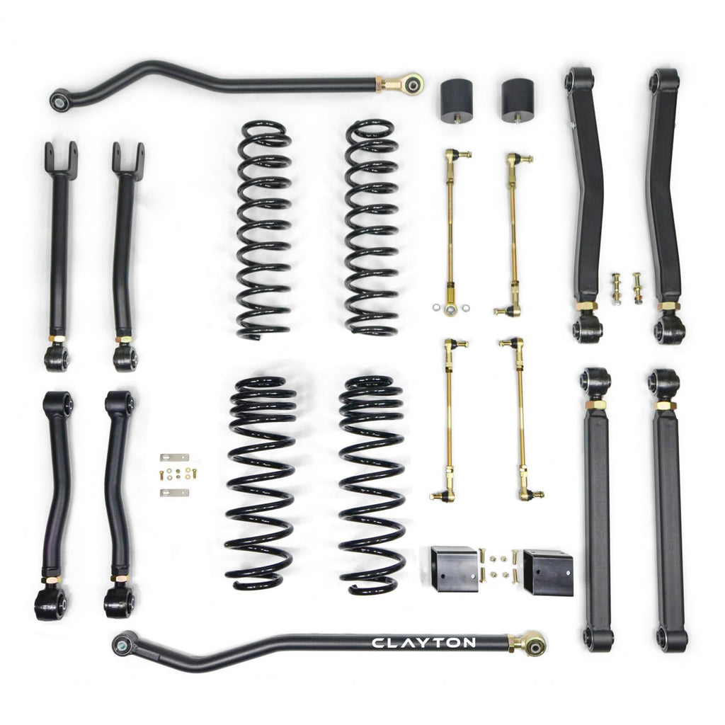 Clayton Off Road Lift Kits Jeep Wrangler 3.5 Inch Overland+ Lift Kit 2018+ JL Clayton Off Road - COR-3009035