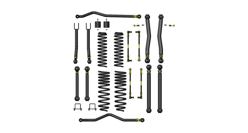 Clayton Off Road Lift Kits Jeep Gladiator 2.5 Inch Overland Plus Lift Kit 2020+ JT Clayton Off Road - COR-3010025