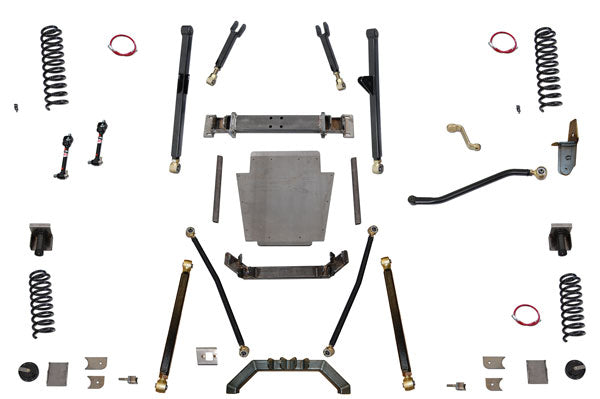 Clayton Off Road Long Arm Lift Kits Jeep Cherokee 8.0 Inch Long Arm Lift Kit W/Rear Coil Conversion 84-01 XJ Clayton Off Road - COR-3201331