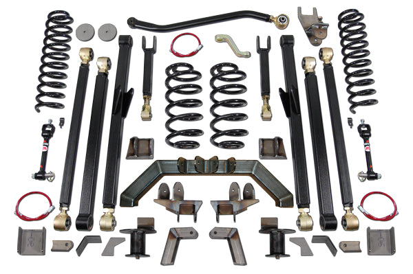 Clayton Off Road Lift Kits Jeep Wrangler 5.5 Inch Long Arm Lift Kit W/Rear 5 Inch Stretch 1997-2006 TJ Clayton Off Road - COR-3205130