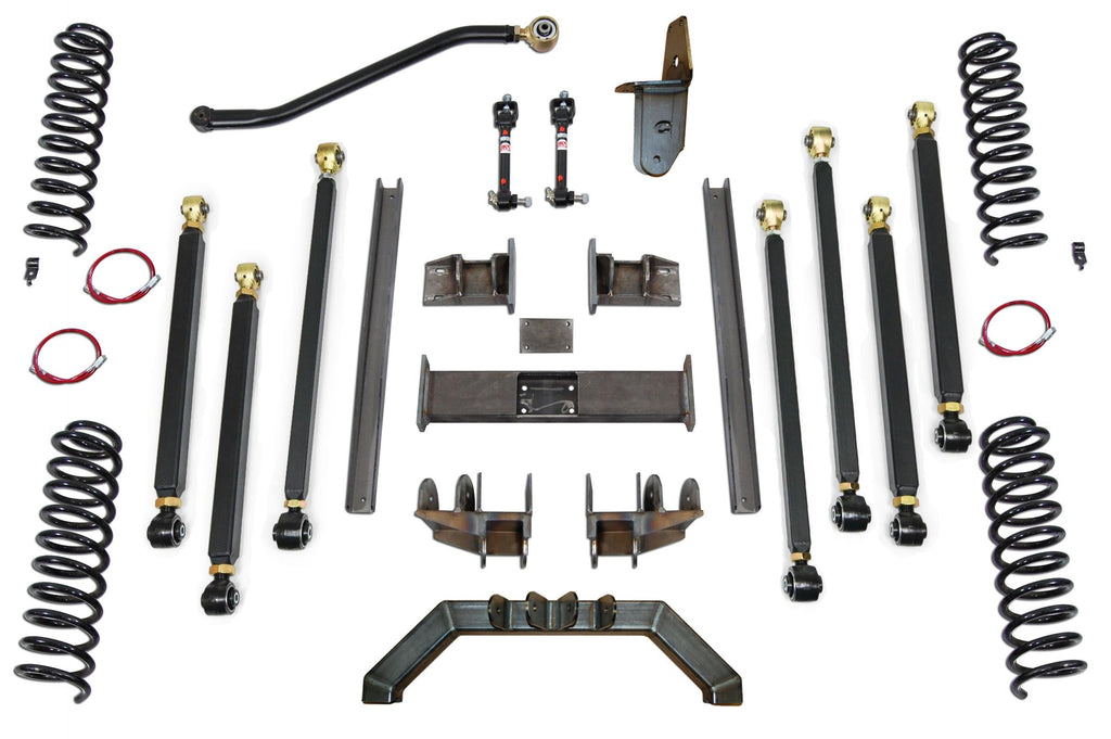 Clayton Off Road Lift Kits Jeep Grand Cherokee 5.0 Inch Pro Series 3 Link Long Arm Lift Kit 1993-1998 ZJ Clayton Off Road - COR-3604002