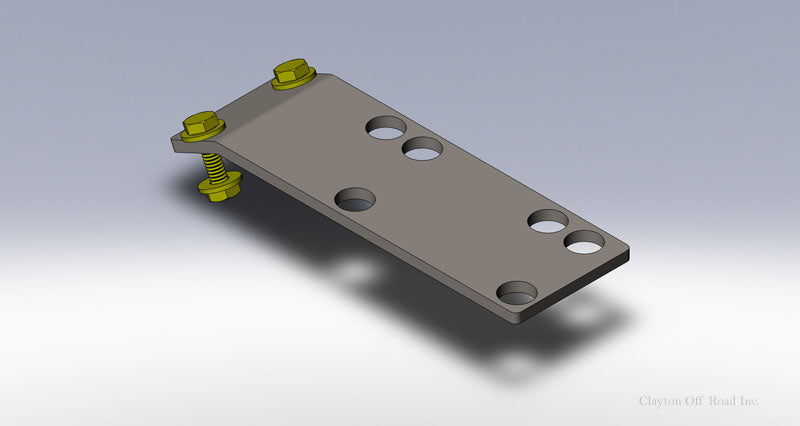 Clayton Off Road Skid Plates Jeep Wrangler Rubicon Compressor Skid Plate Mount   Clayton Off Road - COR-4100100