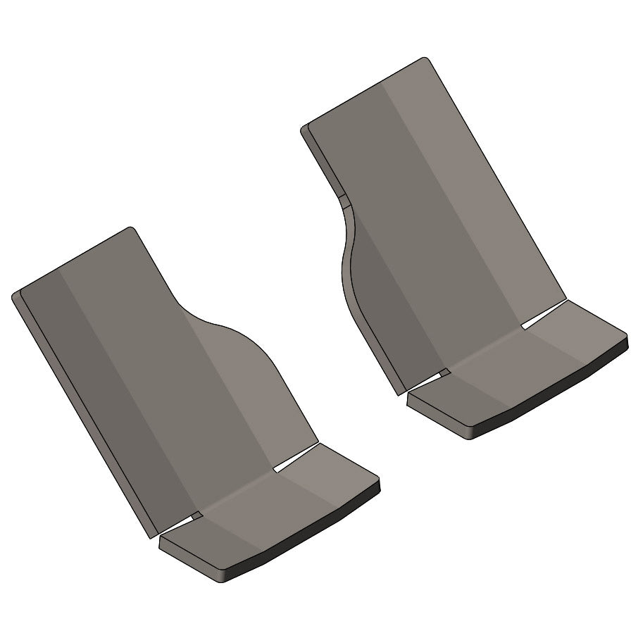 Clayton Off Road Skid Plates Jeep Front Lower Control Arm Skid Plates 2018+ JL/JT Clayton Off Road - COR-4109020