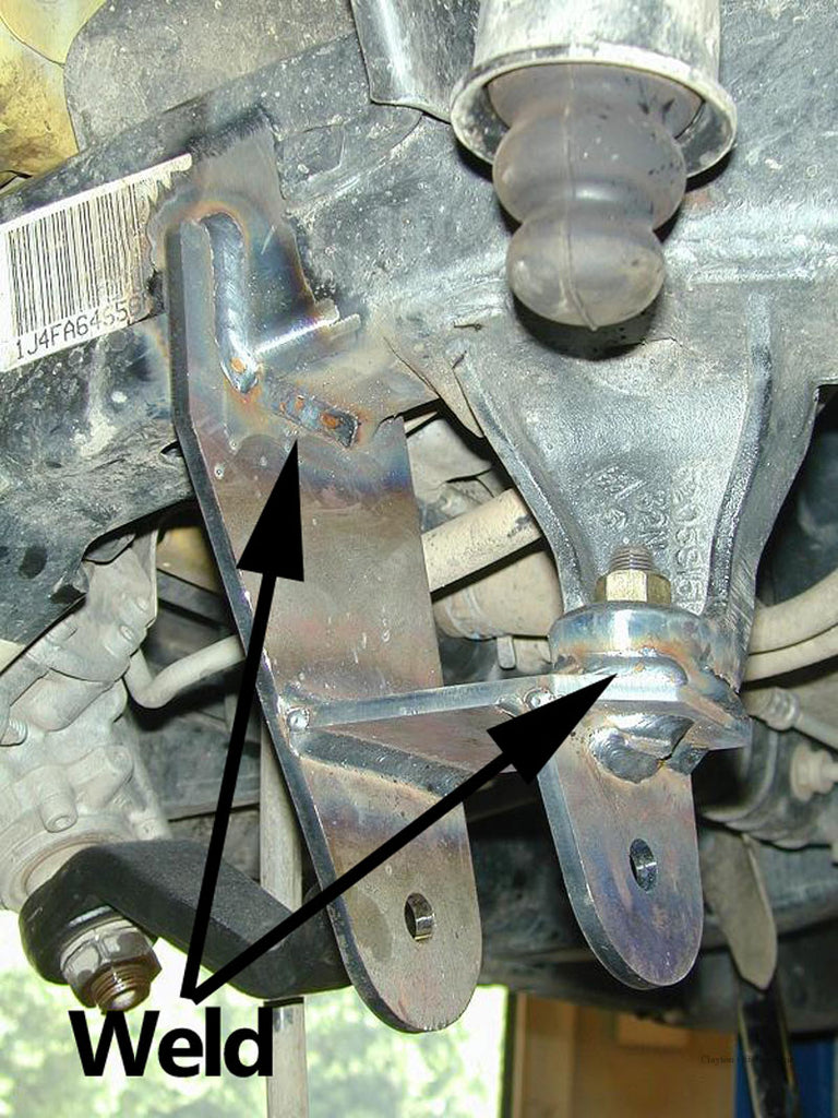 Clayton Off Road Track Bar / Drop Brackets Jeep Wrangler Track Bar Drop Bracket 1997-2006 TJ/LJ Clayton Off Road - COR-4500420