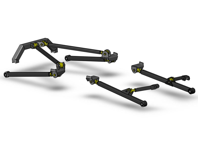 Clayton Off Road Long Arm Upgrade Kits Jeep Wrangler Long Arm Upgrade Kit 97-06 TJ Clayton Off Road - COR-4805001