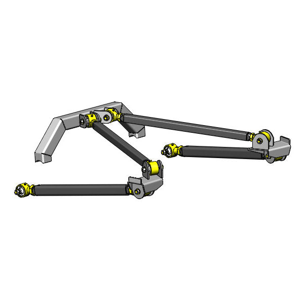 Clayton Off Road Long Arm Upgrade Kits Jeep Wrangler Pro Series Rear Long Arm Upgrade Kit 97-06 TJ Clayton Off Road - COR-4805017