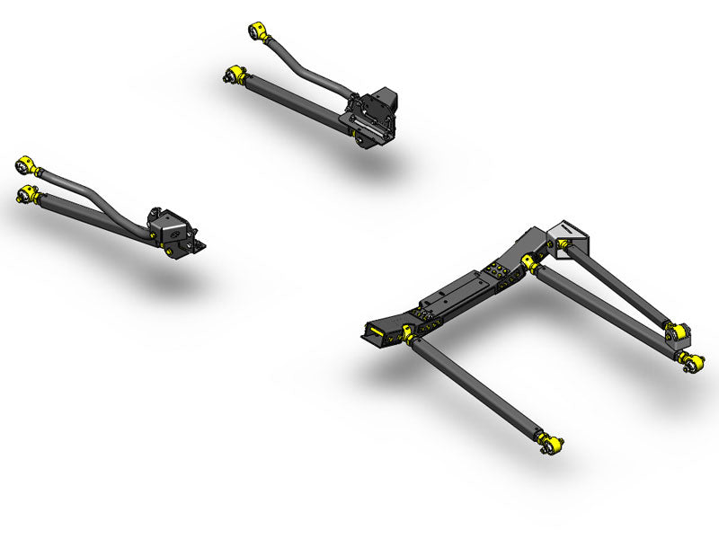Clayton Off Road Long Arm Upgrade Kits Jeep Wrangler Pro Series 3 Link Long Arm Upgrade Kit 07-18 JK Clayton Off Road - COR-4808432