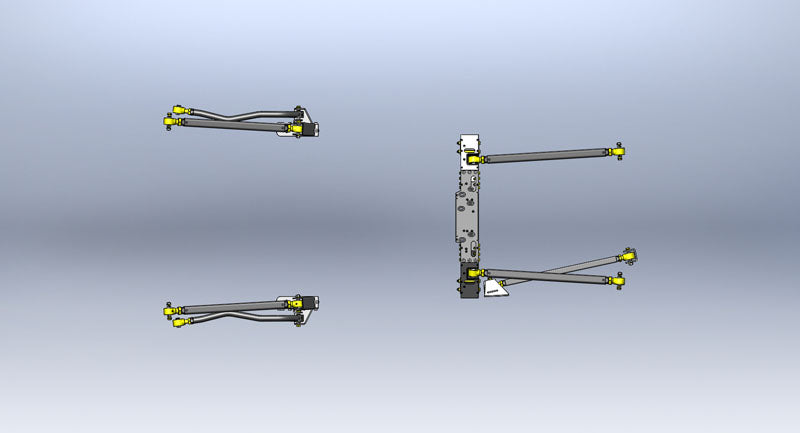 Clayton Off Road Long Arm Upgrade Kits Jeep Wrangler Pro Series 3 Link Long Arm Upgrade Kit 07-18 JK Clayton Off Road - COR-4808432