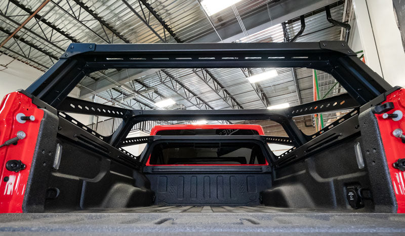 Artec Industries Truck Bed Rack JT Gladiator Mid Height Bed Rack Aluminum Artec - CR1005