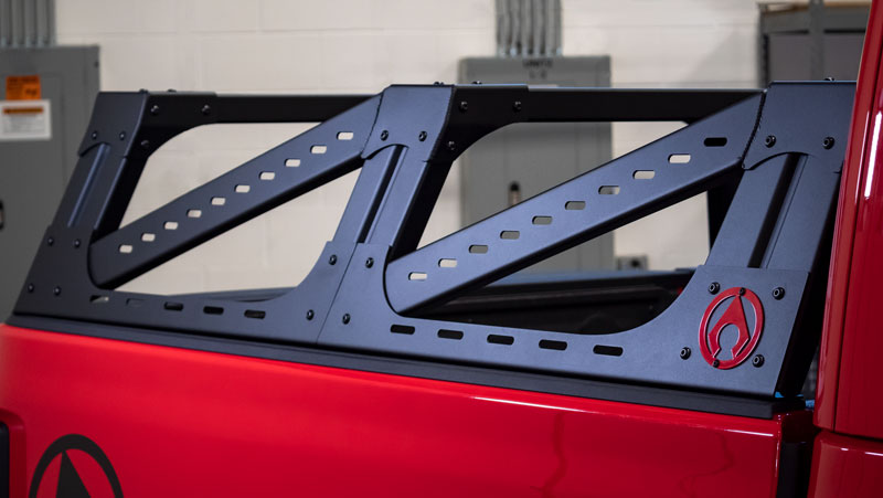 Artec Industries Truck Bed Rack JT Gladiator Mid Height Bed Rack Aluminum Artec - CR1005