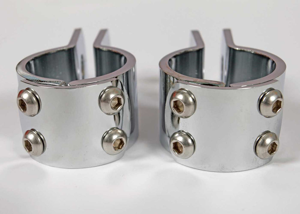 Quake LED Bar Clamp 1 1/8 Inch Chrome Bar Clamp Universal - QBU258